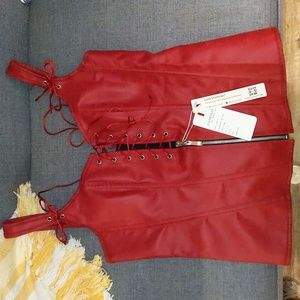 Charmian Corset Burgundy XL